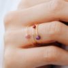 Birthstone Ring - April Quartz von Jukserei – Bild 3