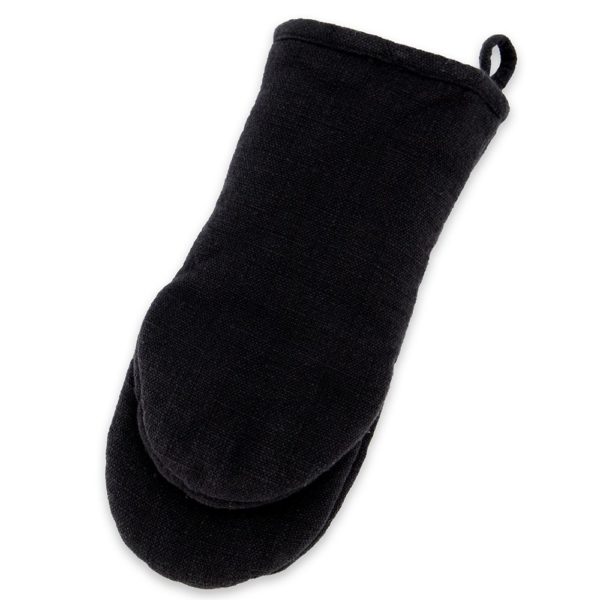Ofenhandschuh schwarz Baumwolle von ERNST – Bild 2