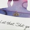 Armband Karte *Let that Shit go* von by vivi. – Bild 2