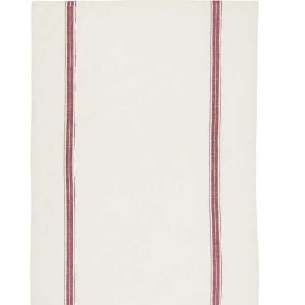 Geschirrtuch mit roten Streifen von Ib Laursen