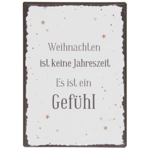 Metallschild-Ib-Laursen-Weihnachten