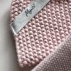 gestrickter Topflappen *Mynte* coral almond von Ib Laursen
