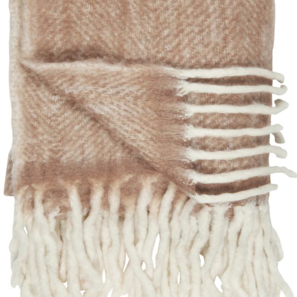 kuscheliges Plaid burned rose meliert (130 cm x 170 cm) von Ib Laursen