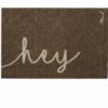 Outdoorfußmatte *Hey* dunkelbraun waschbar von Mad About Mats – Bild 2