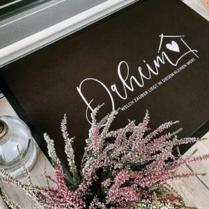 Fußmatte-daheim-Heldenglück