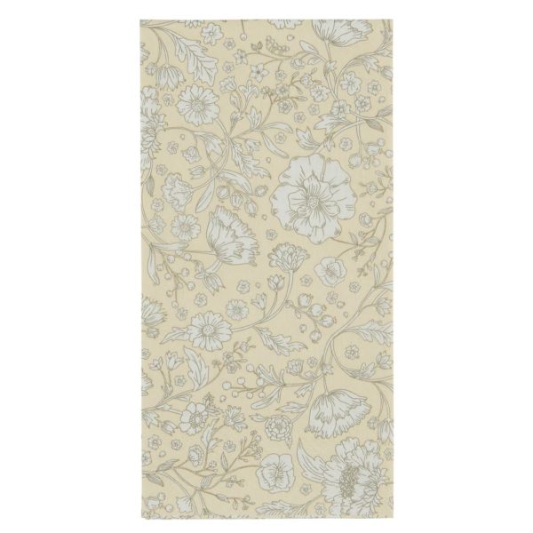 Serviette-yellow-secret-garden-Ib-Laursen