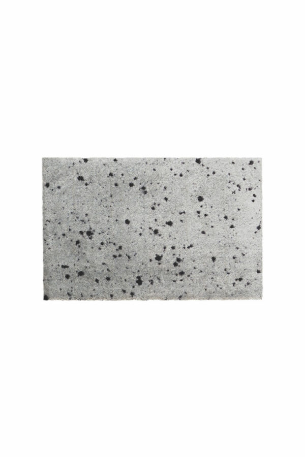 Bodenmatte *Tupfen* grau waschbar von Mad About Mats