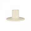 Kerzenhalter *Fenja* f/Stabkerze Steingut butter cream von Ib Laursen