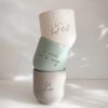 handmade Keramik Becher *Oh La La!* greige 260 ml von Dear Benno – Bild 2