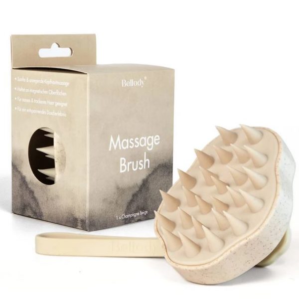 Haar Massagebürste *Champagne Beige* von Bellody