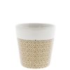 Becher *Little Check* karamell von Bastion Collections (BC)