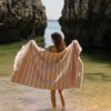 Strandtuch *Belem* beige 100x180 cm von Torres Novas Portugal – Bild 3