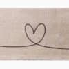 Bodenmatte *Herz* beige waschbar von Mad About Mats – Bild 2