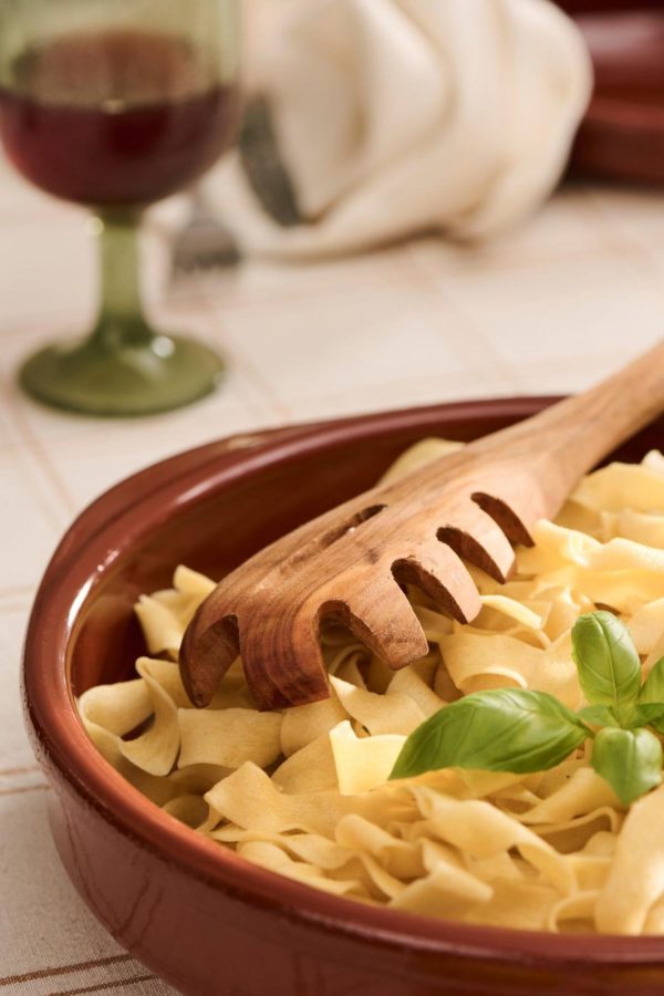 Spaghetti Löffel Olivenholz – Bild 2