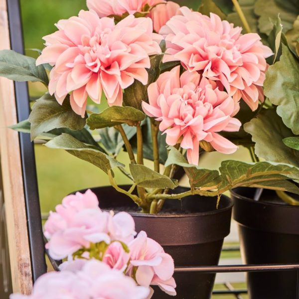 Dahlie künstlich rosa