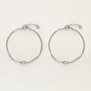 2-Set Armband *Forever Connected* silber