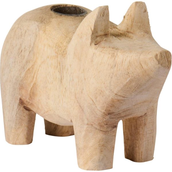 Kerzenhalter Schwein