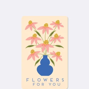 Karte *Flowers for You*