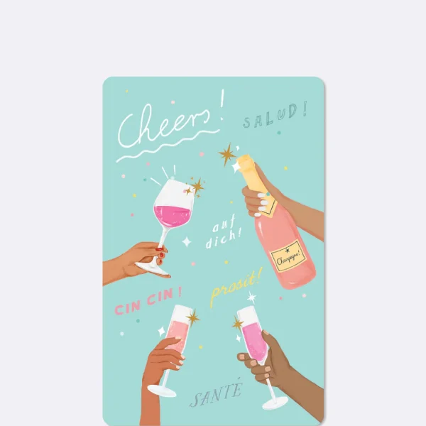 Karte *Cheers!*