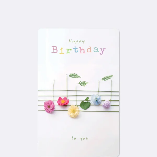 Karte *HAPPY BIRTHDAY*