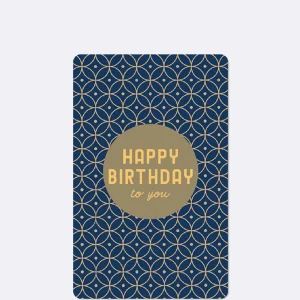 Karte *Happy Birthday*