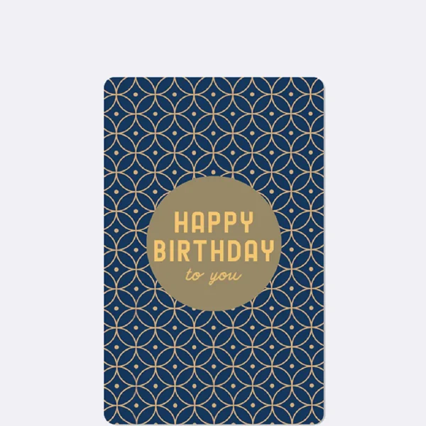 Karte *Happy Birthday*