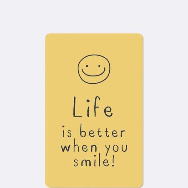 Karte *Smile*
