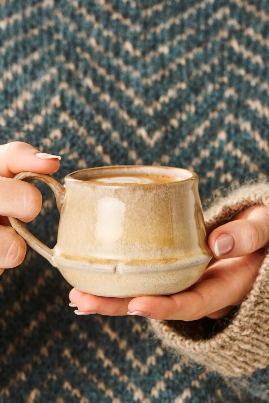 handgefertigte Tasse *Kalmar* hellbraune Glasur Ib Laursen – Bild 3