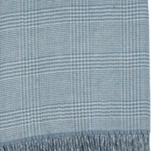 Schal *Karo* jeansblau