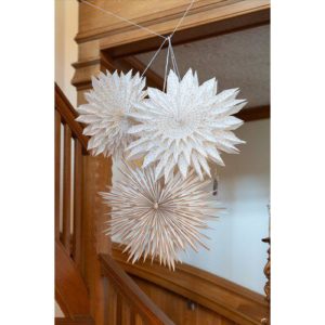 Papierstern skandinavisch LED