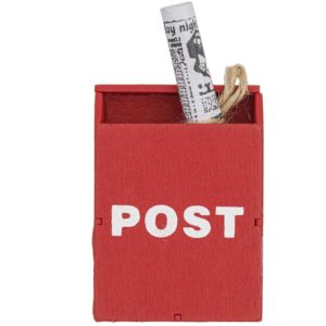 Mini Briefkasten Wichtel Holz