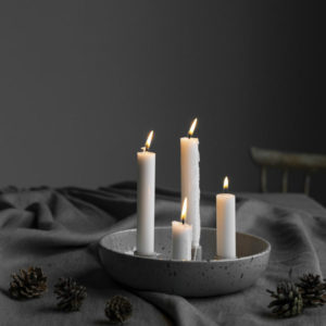 Kerzenständer Keramik für Advent und Wohnaccessoires