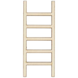 Wichteltür Zubehör Leiter aus Holz für Wichtel