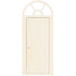 Wichteltür Holz Bogen zum Gestalten – Wichteltür Zubehör