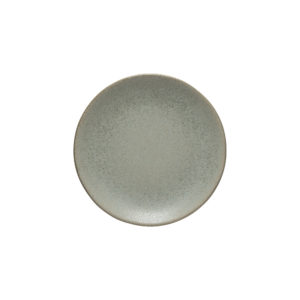 Arenito Salatteller 22 cm in Salbei aus Ecogres Steinzeug