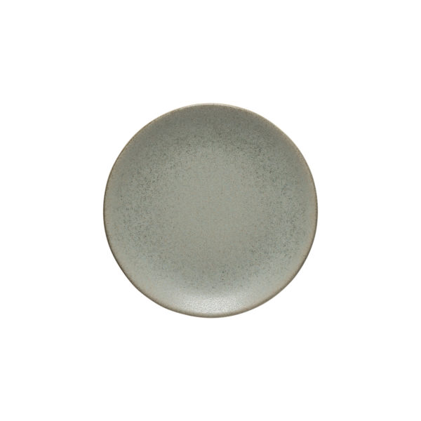 Arenito Salatteller 22 cm in Salbei aus Ecogres Steinzeug