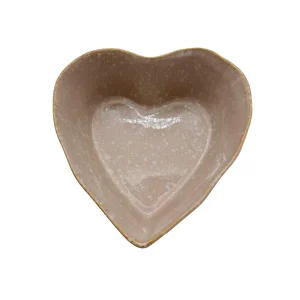 schüssel in Herzform backofenfest pudriges rosa