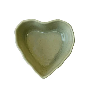 schüssel in herzform kiwigrün