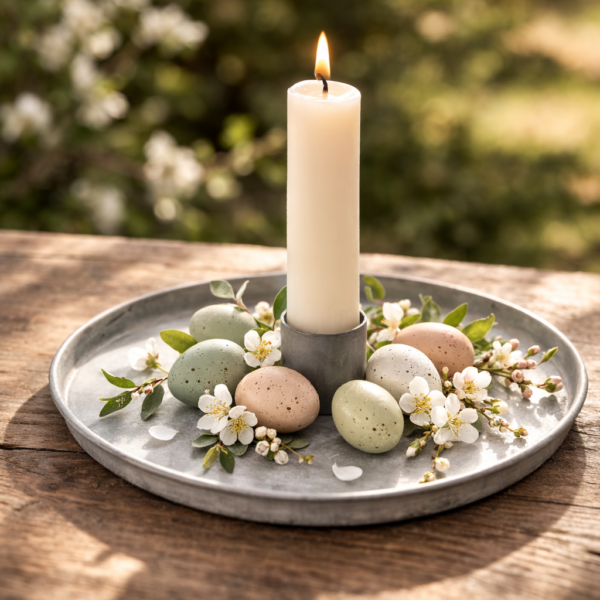 Magnetischer Kerzenhalter aus Metall für flexible Kerzendekoration auf Metalltabletts