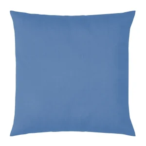 Kissenhülle LEDA steel blue 40x40 cm aus Baumwolle im nordischen Stil