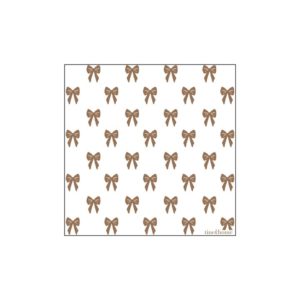 Tine K Home Servietten Paperbow Caramel 25x25 cm nordische Tischdekoration