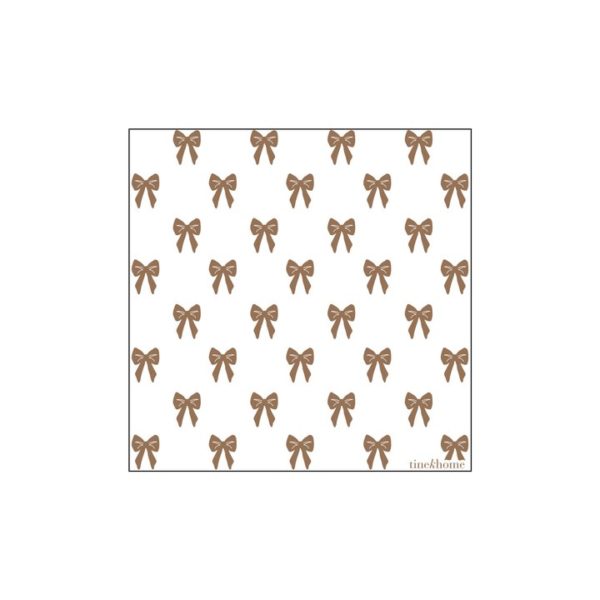 Tine K Home Servietten Paperbow Caramel 25x25 cm nordische Tischdekoration