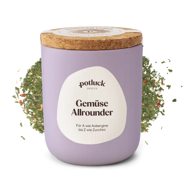 Gemüsegewürz für Gemüsebowl und Ofengemüse im Keramiktopf