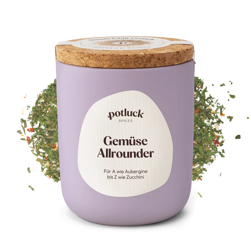 Gemüsegewürz für Gemüsebowl und Ofengemüse im Keramiktopf