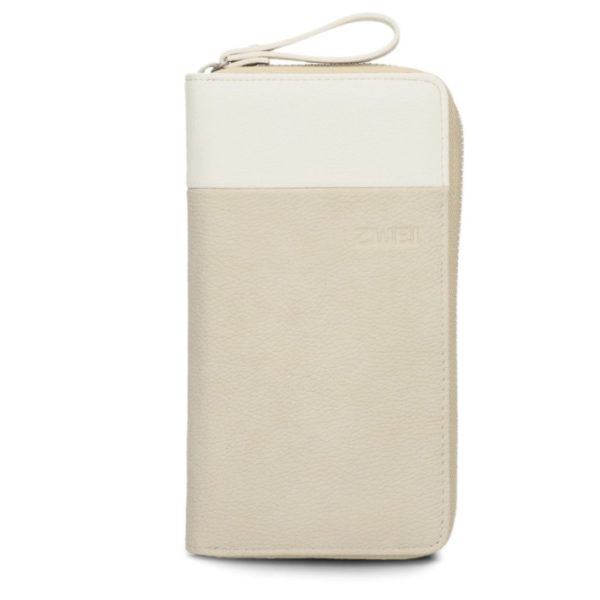 ZWEI EVA EV2 Geldbörse Linen große Damen Geldbörse mit umlaufendem Reißverschluss