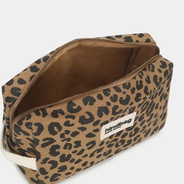 Kulturbeutel Léon Zimt aus Bio-Baumwolle