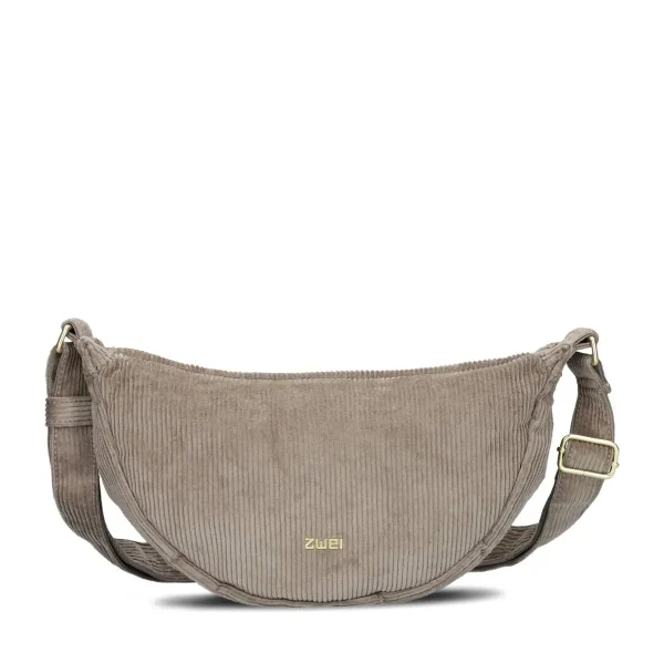 ZWEI M50 Moon Bag Cord Mocca kleine Crossbody Umhängetasche