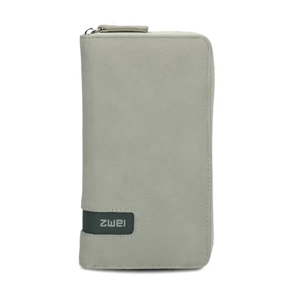 ZWEI MW2 Geldbörse Salbei Damen Portemonnaie mit Reißverschluss