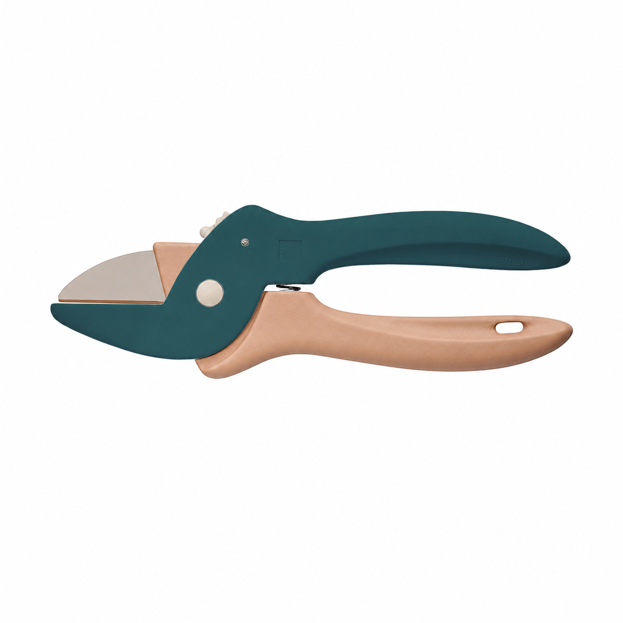 Blumenschere Mix & Match von PAUL in Petrol und Beige mit Edelstahlklinge