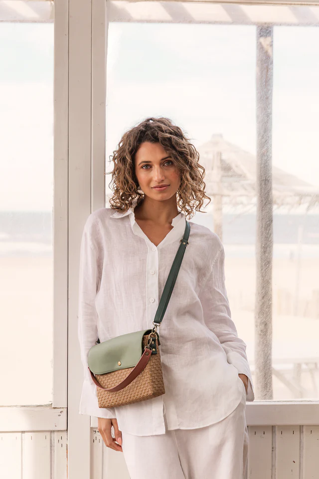 Handed By Tasche Charlie Softgreen/Darkgreen/Rusticpink – Bild 2